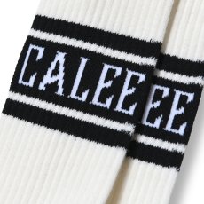 画像4: CALEE  JACQUARD PILE LINE SOCKS (4)