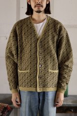 画像4: exodus  GEOMETRIC WOOL CARDIGAN (4)