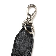 画像3: CALEE  STUDS LEATHER FLAT SHORT KEY RING (3)