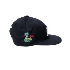 画像2: CALEE  EMBROIDERY ORIENTAL SNAKE LOGO BASEBALL CAP (2)