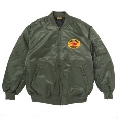 画像1: PORKCHOP GARAGE SUPPLY  FIRE UP MA-1 JACKET (1)