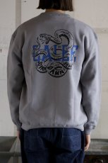 画像10: CALEE  SNAKE LOGO CREW NECK SW (10)