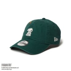 画像1: NEW ERA  9TWENTY PEANUTS ピーナッツ スヌーピー ウッドストック フェルトパッチ ダークグリーン (1)