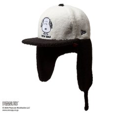 画像2: NEW ERA  59FIFTY Dog Ear ドッグイヤー PEANUTS ピーナッツ スヌーピー ホワイト ブラックバイザー (2)