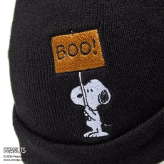 画像9: NEW ERA  ベーシック カフニット PEANUTS ピーナッツ スヌーピー ブラック (9)