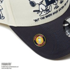 画像8: NEW ERA  【ゴルフ】 9FORTY A-Frame On Par PEANUTS ピーナッツ ボックスロゴ クローム ネイビーバイザー (8)