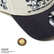 画像9: NEW ERA  【ゴルフ】 9FORTY A-Frame On Par PEANUTS ピーナッツ ボックスロゴ クローム ネイビーバイザー (9)