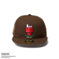 画像6: NEW ERA  59FIFTY PEANUTS ピーナッツ スヌーピー ウッドストック ピンズ ウォルナット (6)