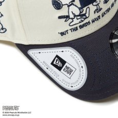 画像7: NEW ERA  【ゴルフ】 9FORTY A-Frame On Par PEANUTS ピーナッツ ボックスロゴ クローム ネイビーバイザー (7)