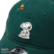 画像2: NEW ERA  9TWENTY PEANUTS ピーナッツ スヌーピー ウッドストック フェルトパッチ ダークグリーン (2)