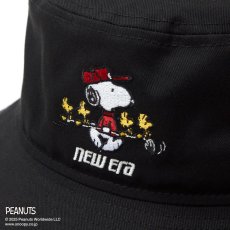 画像2: NEW ERA  【ゴルフ】 バケット01 PEANUTS ピーナッツ ブラック (2)