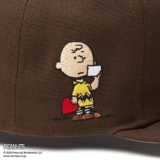 画像3: NEW ERA  59FIFTY PEANUTS ピーナッツ スヌーピー ウッドストック ピンズ ウォルナット (3)