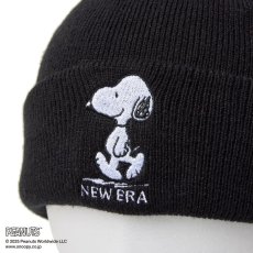 画像7: NEW ERA  ベーシック カフニット PEANUTS ピーナッツ スヌーピー ブラック (7)