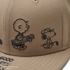 画像7: NEW ERA  【ゴルフ】 9FIFTY PEANUTS ピーナッツ メッセージ ブリティッシュカーキ (7)