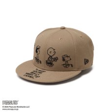 画像1: NEW ERA  【ゴルフ】 9FIFTY PEANUTS ピーナッツ メッセージ ブリティッシュカーキ (1)