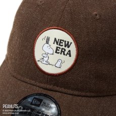 画像2: NEW ERA  9THIRTY PEANUTS ピーナッツ スヌーピー ヘザーウォルナット (2)