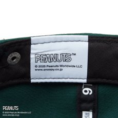 画像9: NEW ERA  9TWENTY PEANUTS ピーナッツ スヌーピー ウッドストック フェルトパッチ ダークグリーン (9)