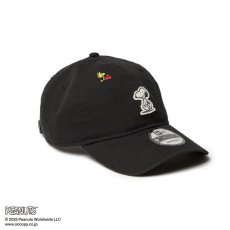 画像4: NEW ERA  9TWENTY PEANUTS ピーナッツ スヌーピー ウッドストック フェルトパッチ ブラック (4)