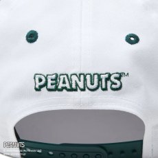 画像12: NEW ERA  【ゴルフ】 9FORTY A-Frame On Par PEANUTS ピーナッツ ボックスロゴ ホワイト ダークグリーンバイザー (12)