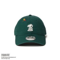 画像3: NEW ERA  9TWENTY PEANUTS ピーナッツ スヌーピー ウッドストック フェルトパッチ ダークグリーン (3)