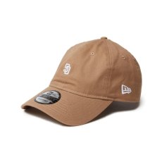 画像1: NEW ERA  9TWENTY MLB Buckle サンディエゴ・パドレス ミニロゴ カーキ (1)