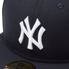 画像6: NEW ERA  59FIFTY MLB Old English ニューヨーク・ヤンキース ネイビー (6)