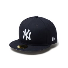 画像3: NEW ERA  59FIFTY MLB Old English ニューヨーク・ヤンキース ネイビー (3)