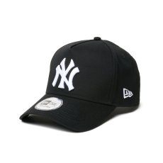 画像3: NEW ERA  9FORTY A-Frame MLB Black & White ニューヨーク・ヤンキース クーパーズタウン ブラック (3)