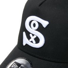 画像6: NEW ERA  9FORTY A-Frame MLB Black & White シカゴ・ホワイトソックス クーパーズタウン ブラック (6)