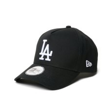 画像3: NEW ERA  9FORTY A-Frame MLB Black & White ロサンゼルス・ドジャース クーパーズタウン ブラック (3)