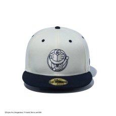 画像3: NEW ERA  59FIFTY ドラえもん ドローイング クロームホワイト / ネイビー (3)