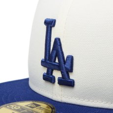 画像6: NEW ERA  59FIFTY MLB Cooperstown 2-Tone ロサンゼルス・ドジャース クローム/ダークロイヤル (6)