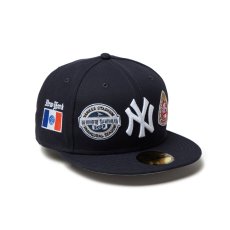 画像2: NEW ERA  59FIFTY MLB Allover ニューヨーク・ヤンキース ネイビー (2)