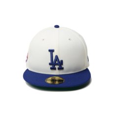 画像2: NEW ERA  59FIFTY MLB Cooperstown 2-Tone ロサンゼルス・ドジャース クローム/ダークロイヤル (2)