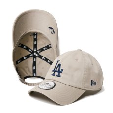 画像1: NEW ERA  カジュアルクラシック MLB Under Visor Logo ロサンゼルス・ドジャース ペブル (1)