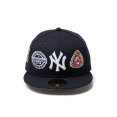 画像3: NEW ERA  59FIFTY MLB Allover ニューヨーク・ヤンキース ネイビー (3)