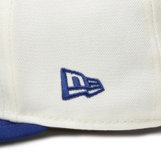 画像9: NEW ERA  59FIFTY MLB Cooperstown 2-Tone ロサンゼルス・ドジャース クローム/ダークロイヤル (9)