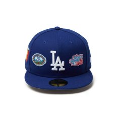 画像3: NEW ERA  59FIFTY MLB Allover ロサンゼルス・ドジャース ダークロイヤル (3)