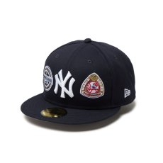 画像4: NEW ERA  59FIFTY MLB Allover ニューヨーク・ヤンキース ネイビー (4)