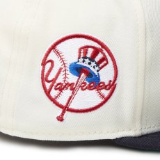 画像8: NEW ERA  59FIFTY MLB Cooperstown 2-Tone ニューヨーク・ヤンキース クローム/ネイビー (8)