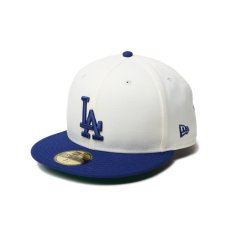 画像3: NEW ERA  59FIFTY MLB Cooperstown 2-Tone ロサンゼルス・ドジャース クローム/ダークロイヤル (3)