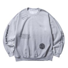 画像2: Liberaiders  HANDWRITING PRINT CREWNECK (2)