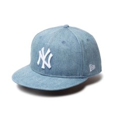 画像1: NEW ERA  9FIFTY Denim ニューヨーク・ヤンキース ウォッシュドデニム (1)