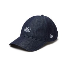 画像1: NEW ERA  9TWENTY Denim Handwritten Logo インディゴデニム (1)