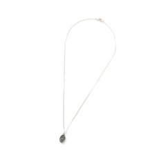 画像1: CALEE  CAL NT LOGO SILVER NECKLACE (1)