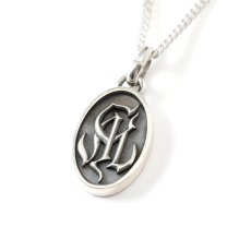 画像2: CALEE  CAL NT LOGO SILVER NECKLACE (2)