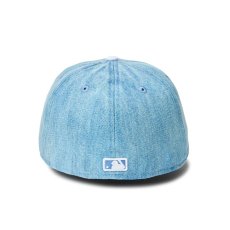 画像3: NEW ERA  59FIFTY MLB Denim 2-Tone ロサンゼルス・ドジャース ウォッシュドデニム ダークロイヤルバイザー (3)