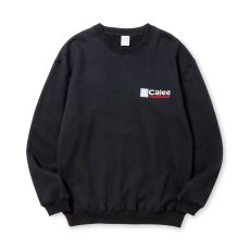 画像1: CALEE  CAL NT LOGO CREW NECK SW ＜NATURALLY PAINT DESIGN＞ (1)