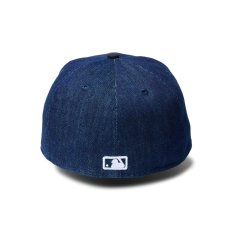 画像3: NEW ERA  59FIFTY MLB Denim 2-Tone ニューヨーク・ヤンキース インディゴデニム ネイビーバイザー (3)