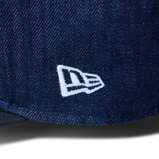 画像6: NEW ERA  59FIFTY MLB Denim 2-Tone ニューヨーク・ヤンキース インディゴデニム ネイビーバイザー (6)